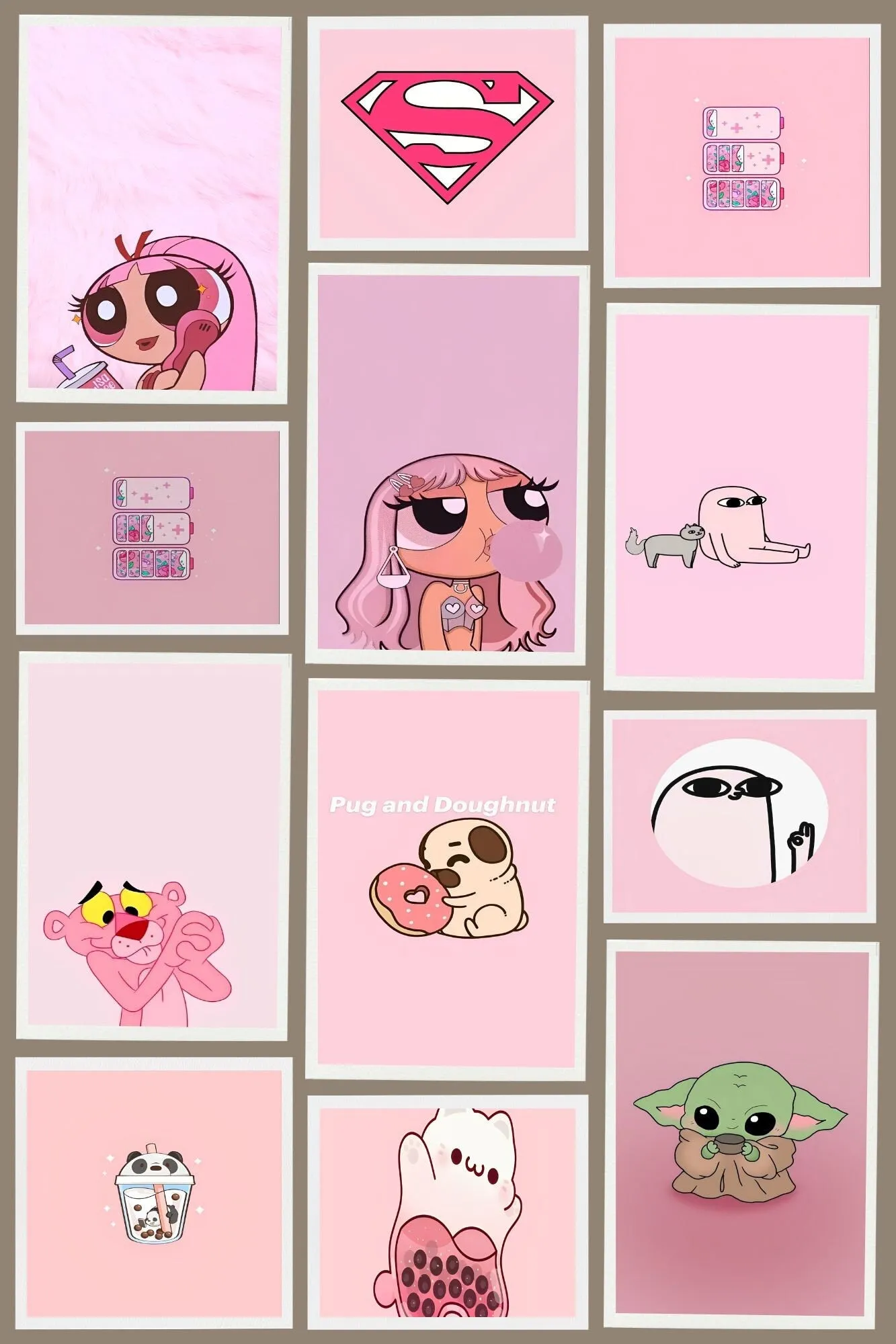200 Pcs Gamer Girl Collage Kit PRINTABLE WALL ART, Kawaii Gamer Girl, Danish Pastel Wall Prints, Gamer Girl Decor, Anime, Kawaii Wall Decor