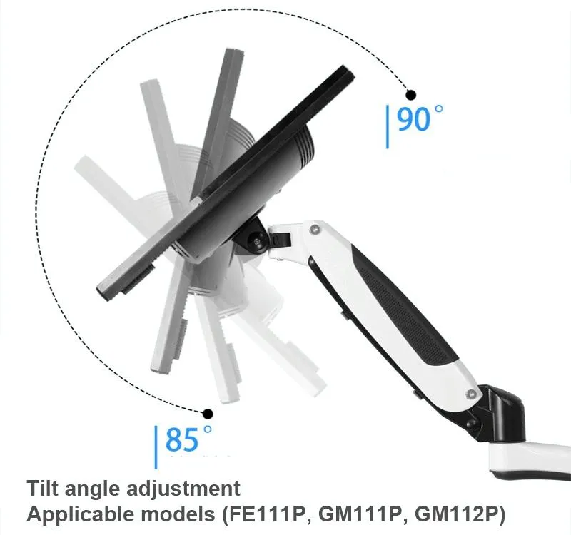 Adjustable Monitor Slide Rail Bracket for Easy Lifting and Rotation