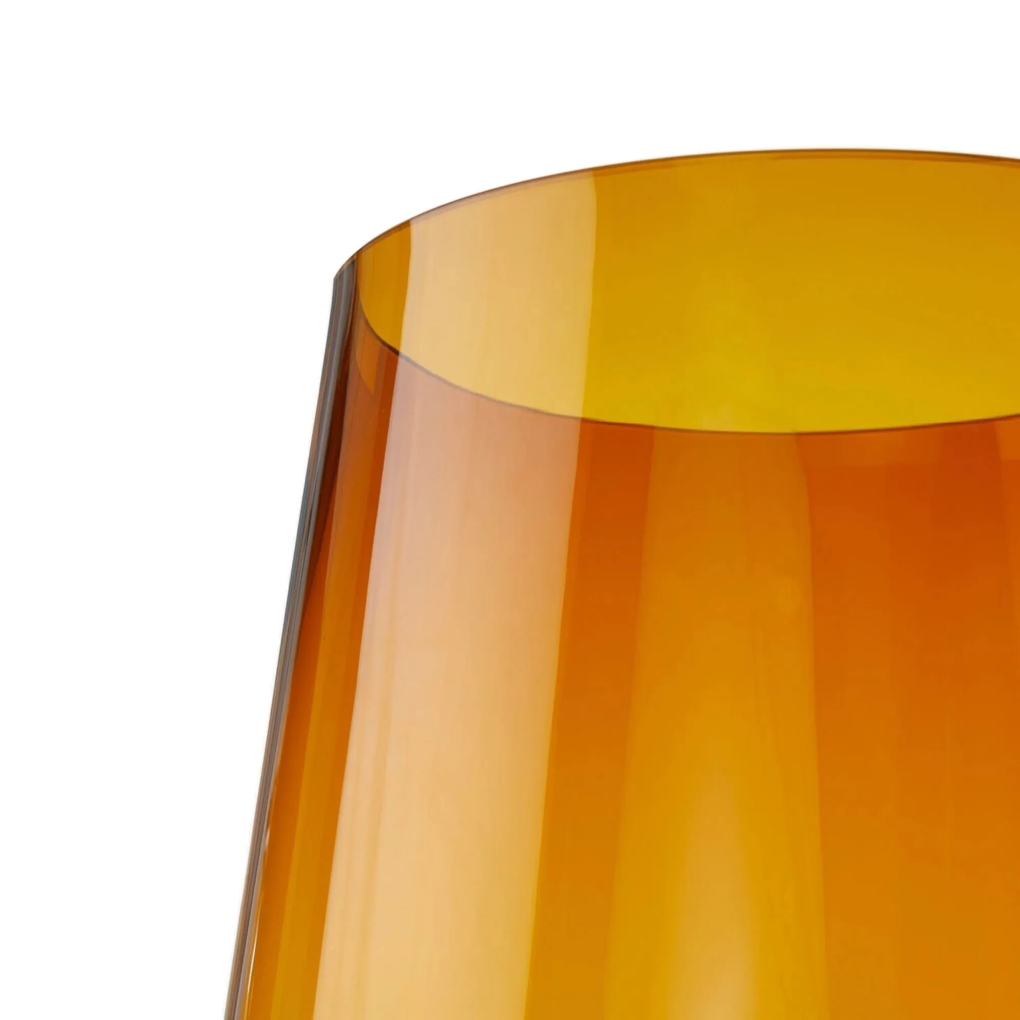 Audo Copenhagen chasse vase small, bronzed brass/amber