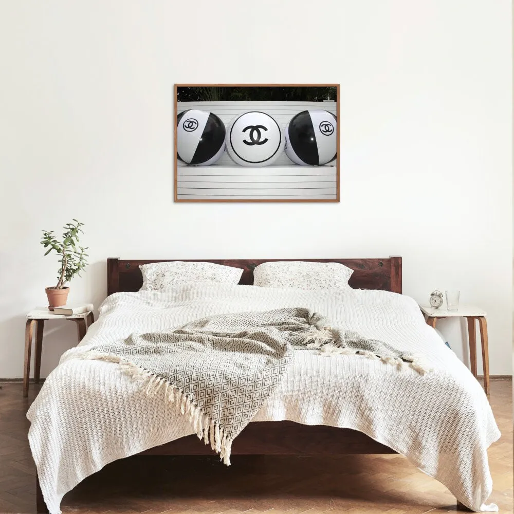 Black And White Luxury Balls PRINTABLE WALL ART, Black And White Sports Posters, Designer Poster, Pool Ball Print, Hypebeast Print, Horizontal Wall Art