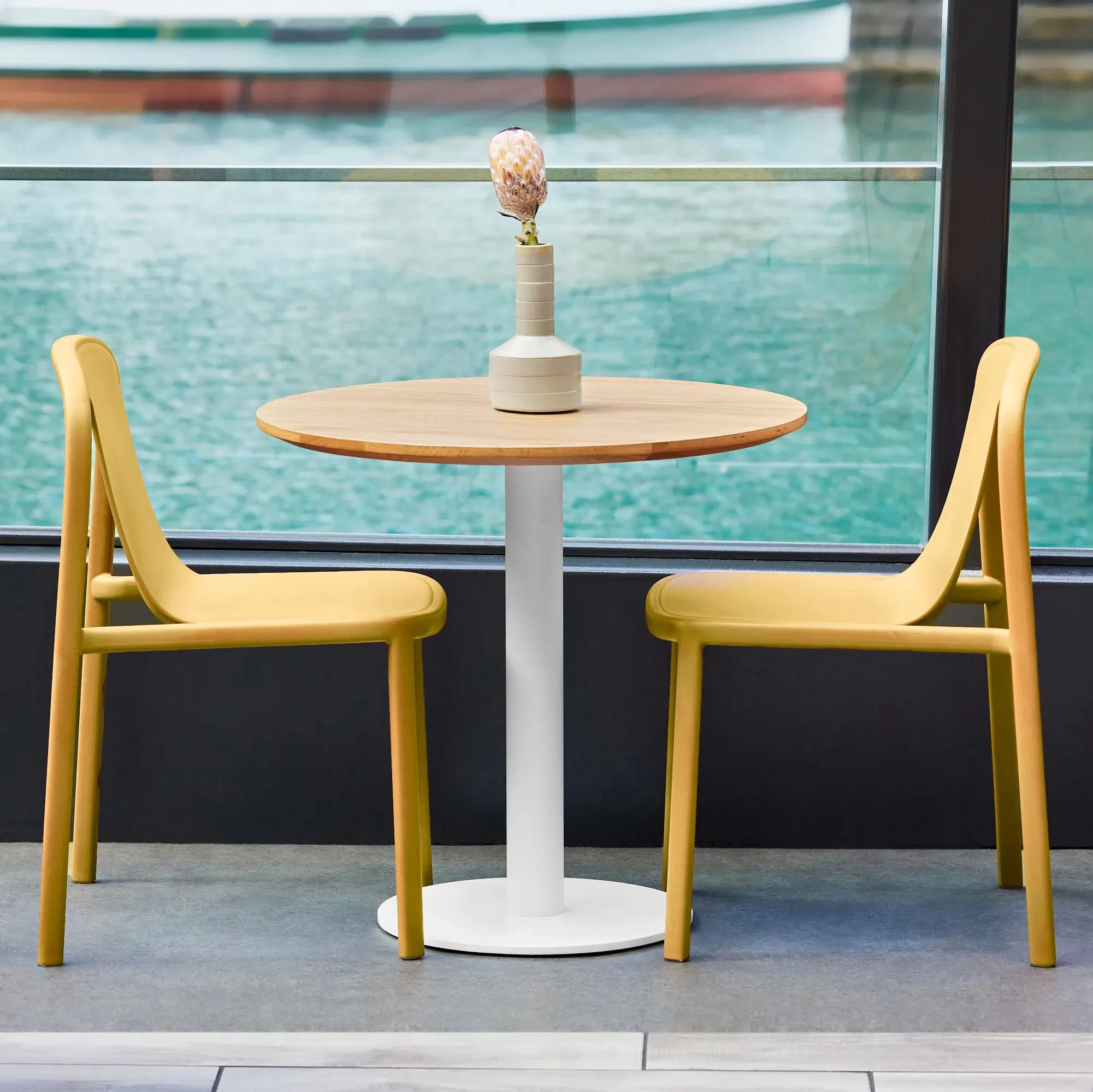 Blu Dot Decade chair, Mustard