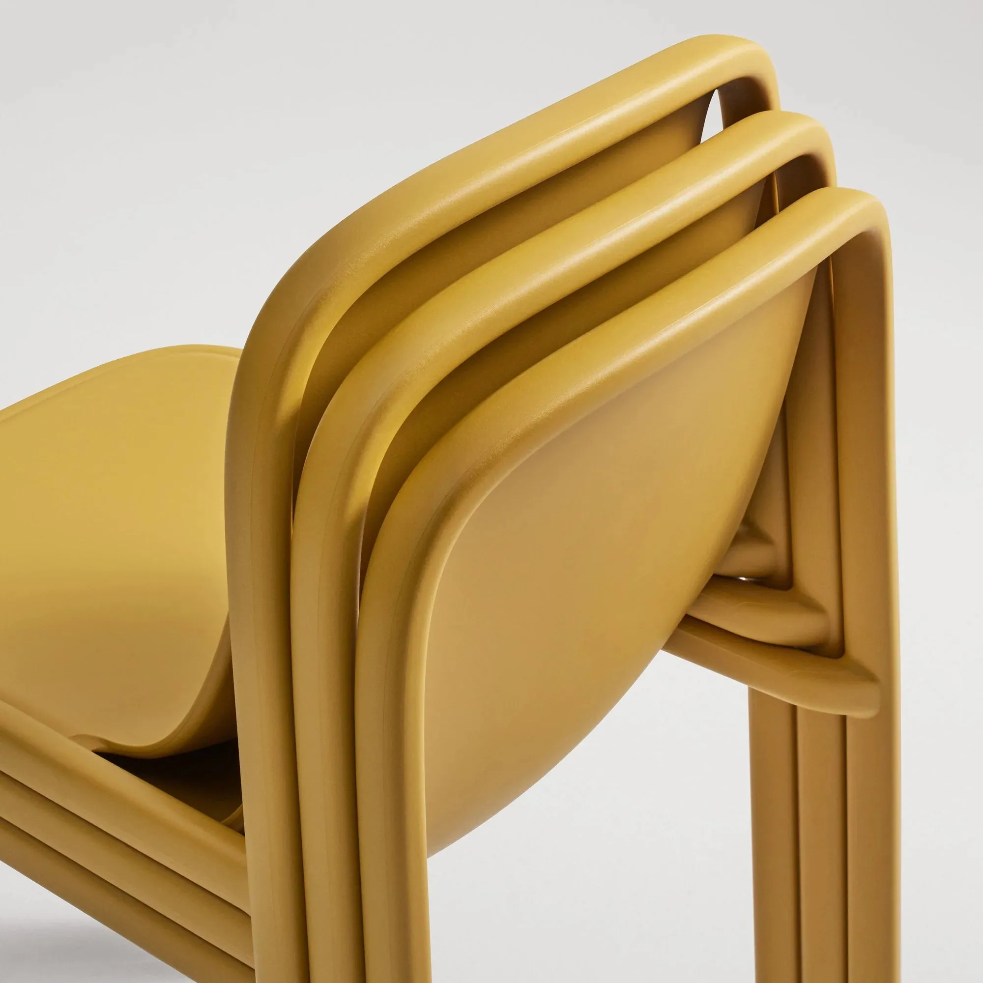 Blu Dot Decade chair, Mustard