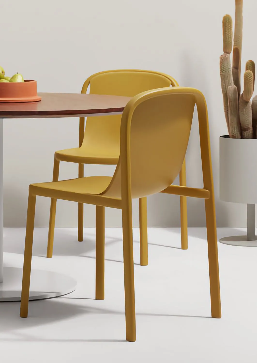 Blu Dot Decade chair, Mustard