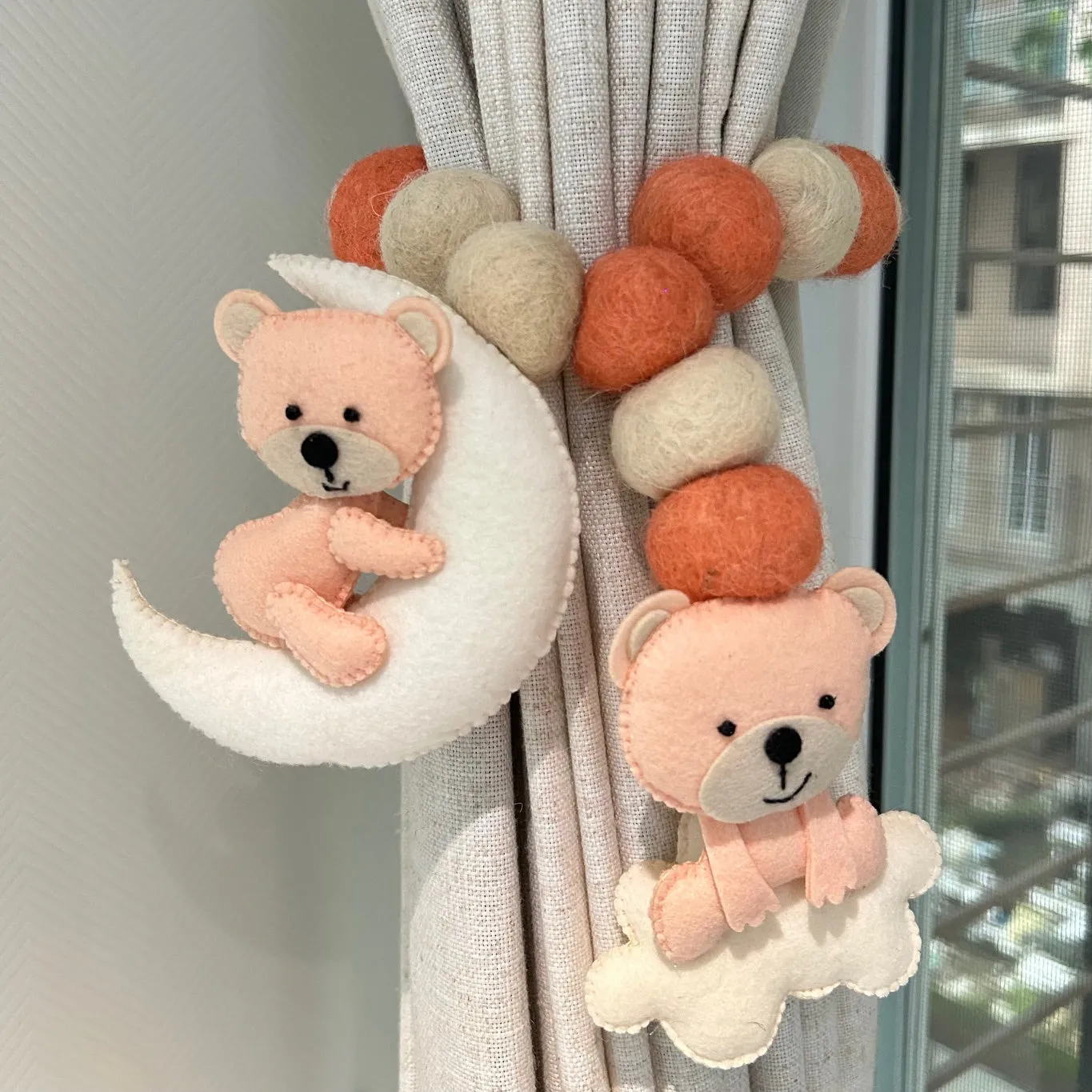 Curtain Tie - Teddys Celestial Journey