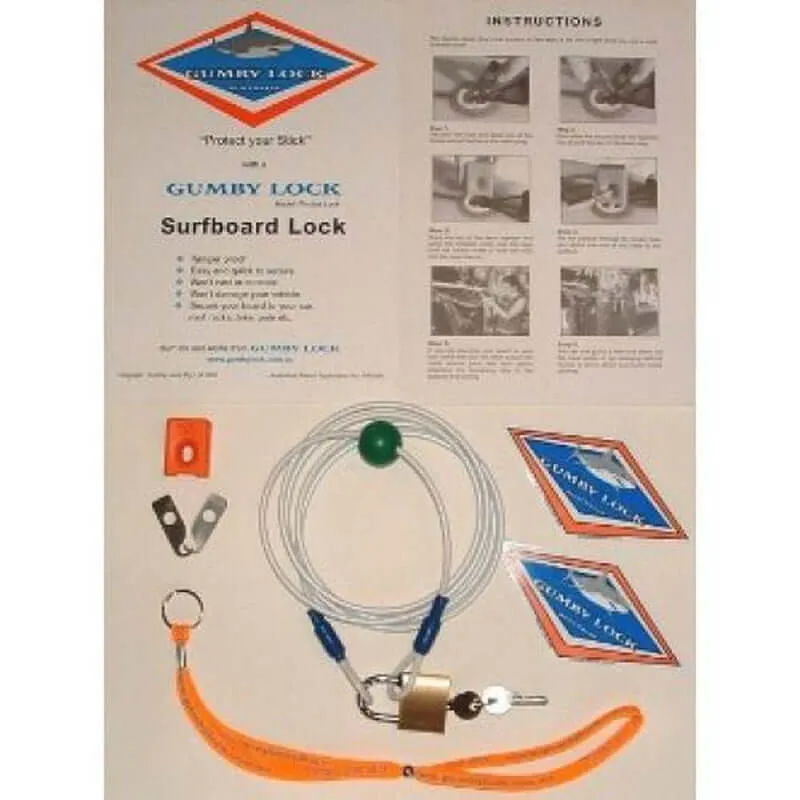 Gumby Surfboard Lock fr den Leashplug