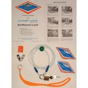 Gumby Surfboard Lock fr den Leashplug
