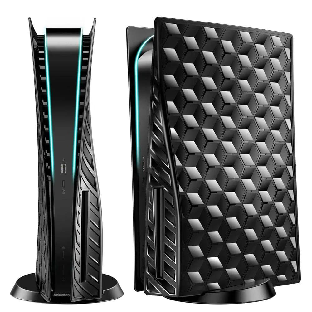 Hard Plates Replacement Shockproof Cover Skins Shell Panels for PS5 Disc Edition Console