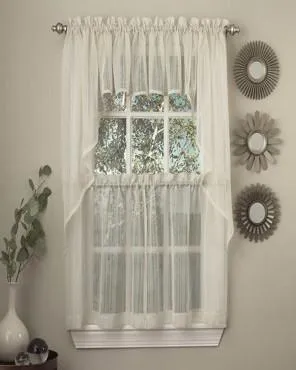 Harmony Sheer Tiers, Swag and Valance