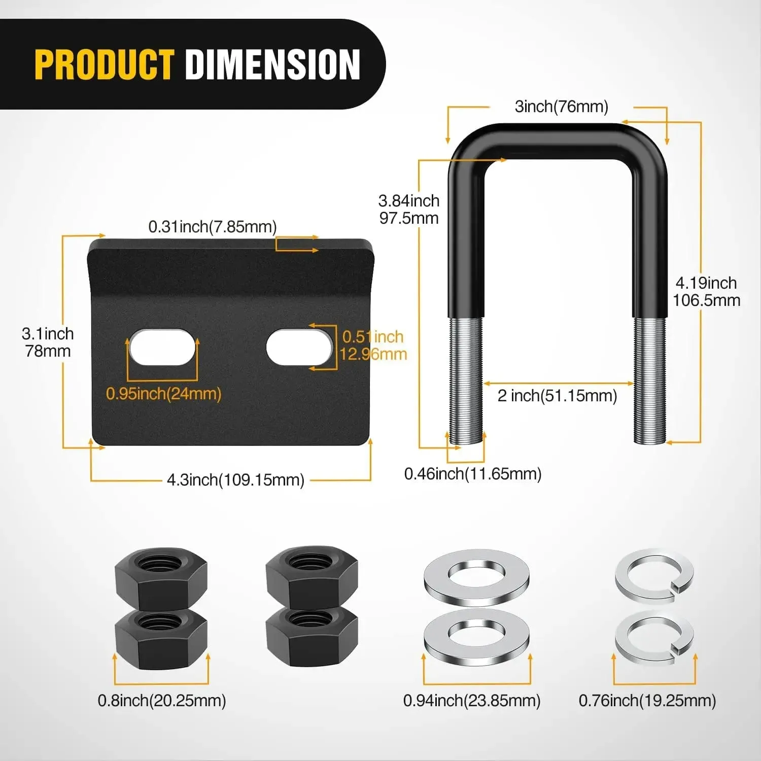 Hitch Tightener Anti-Rattle Clamp