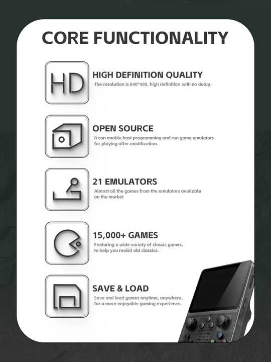 Inch IPS Screen Handheld-وحدة تحكم ألعاب محمولة