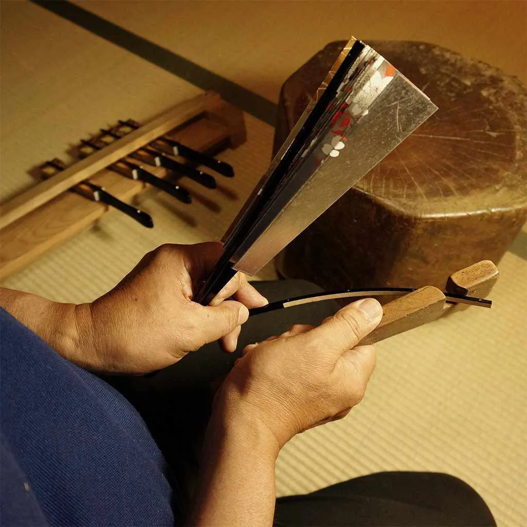 MEN'S PAPER FAN AKATSUKI DAWN [HAND FAN]
