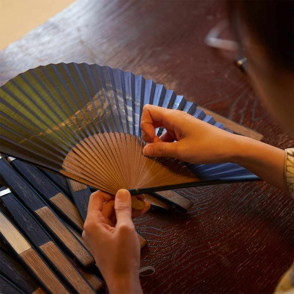 MEN'S PAPER FAN AKATSUKI DAWN [HAND FAN]