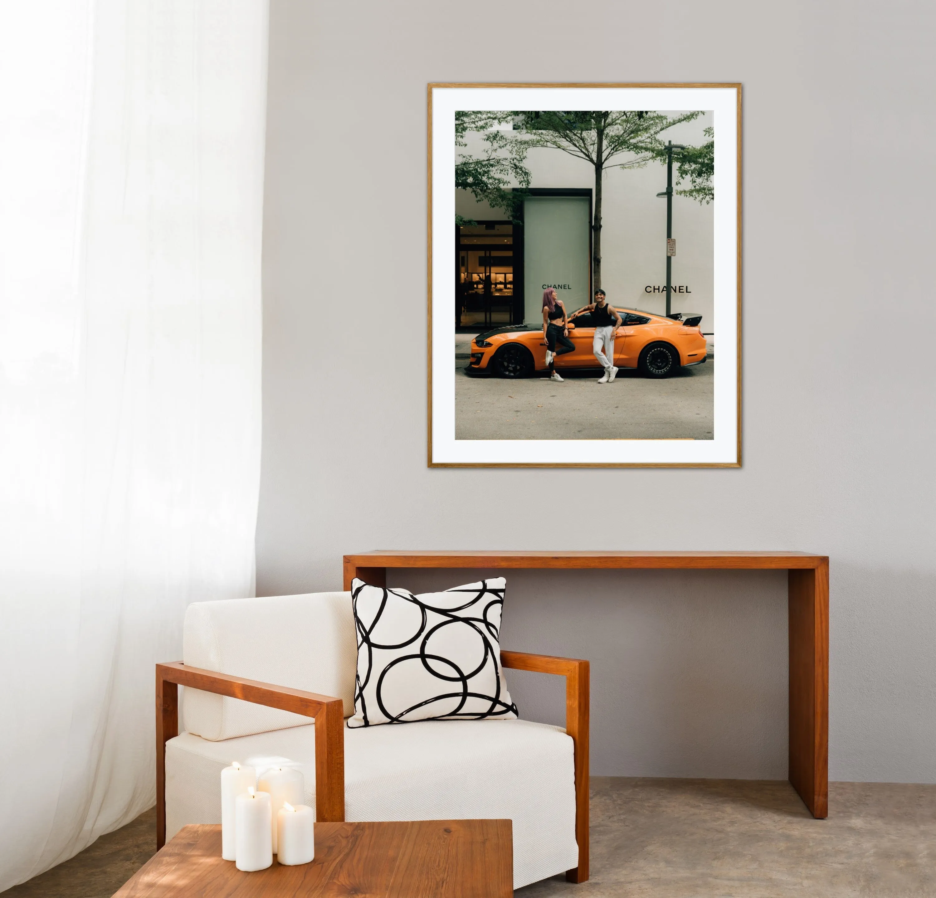 Set Of 3 Orange White Luxury Fashion Posters INSTANT DOWNLOAD Art Prints, Hypebeast, Glam Décor, Luxury Car Perfume Vogue