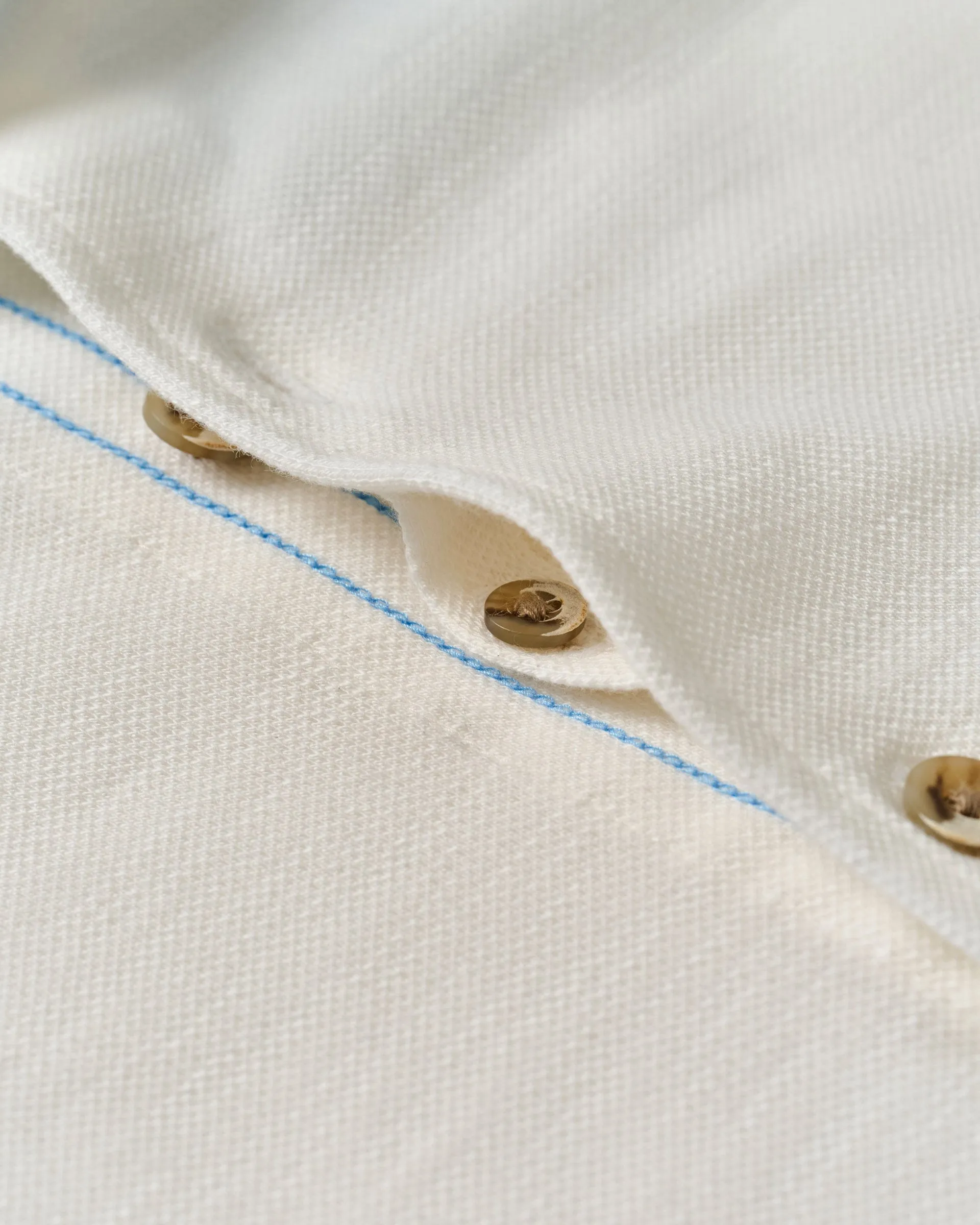 Short-Sleeve Knit Pique Button-Down Shirt - Tasca