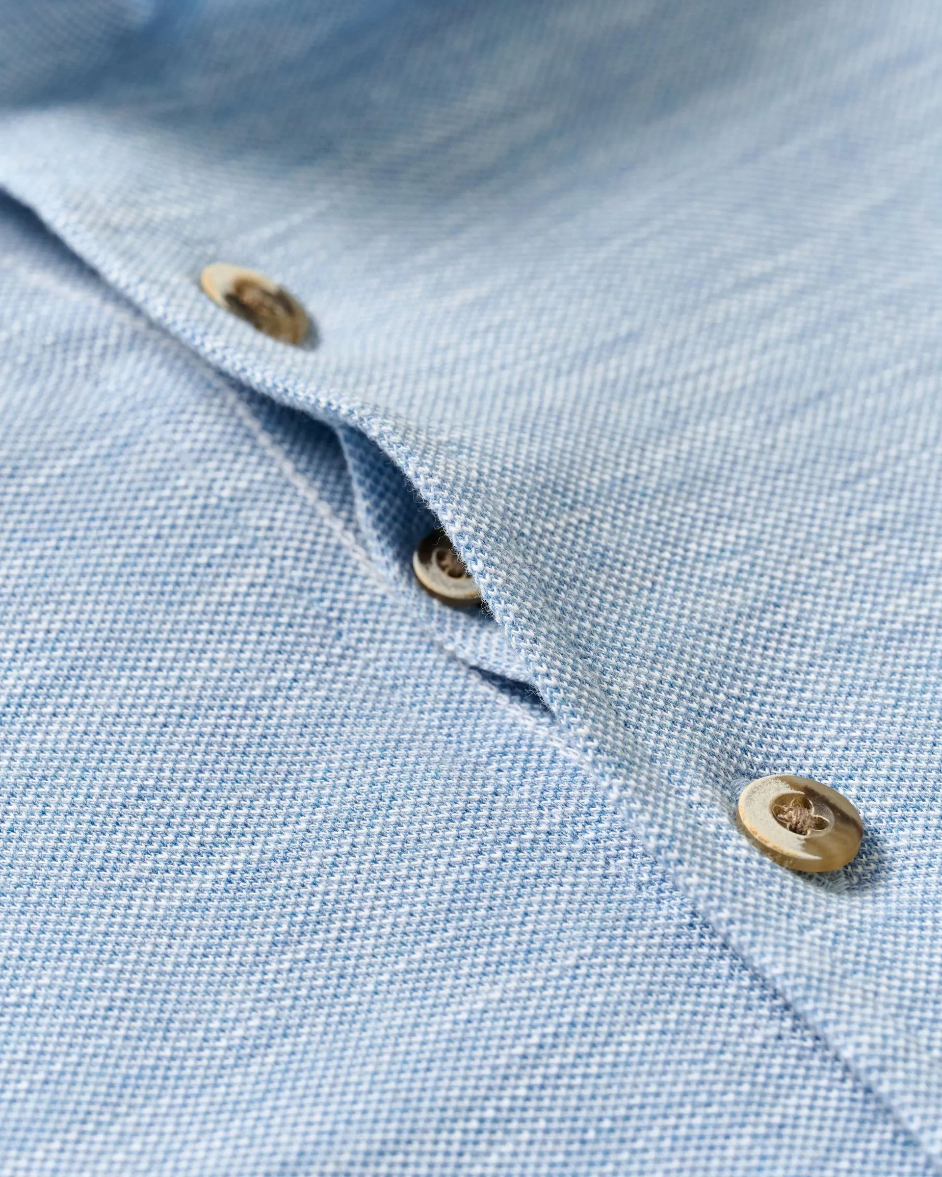 Short-Sleeve Knit Pique Button-Down Shirt - Tasca